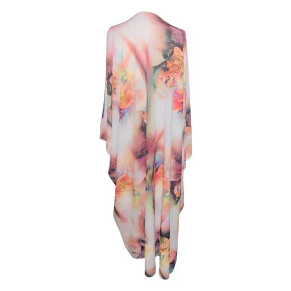 NEW GYV ME BODY women's giant kimono in water lily